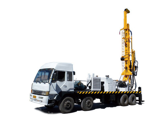 جهاز حفر آبار المياه المثبت على الشاحنة 600 م 650 مم جهاز حفر بئر Yuchai TSJ-600X70 متعدد الوظائف