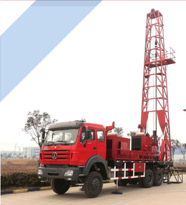 جهاز حفر آبار المياه المثبت على شاحنة متعددة الوظائف 350 م -1000 م