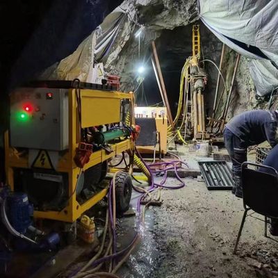 Nq 600m منصة حفر هيدروليكية جيولوجية تحت الأرض مع سرعة حفر أسرع