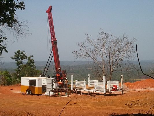هيكل مدمج عملية بسيطة CR25 13L 298 KW 3100m جهاز الحفر الأساسي BQ الاستكشاف الجيولوجي