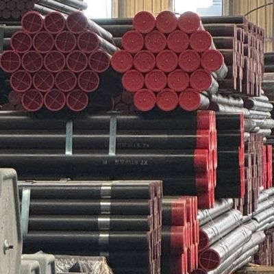 NQ HQ Black Wireline Drill Rod DCDMA STANDARD المعالجة الحرارية إطفاء التكيف