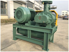 سعر جيد ارتفاع ضغط 220 فولت منفاخ هواء الجذور ثلاثة فصوص خزان مزدوج Rpm 700 - 2200 سرعة الانترنت